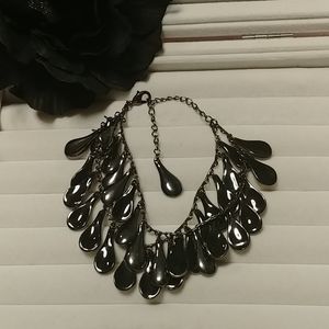 Double Strand Adjustable Gun Metal Bracelet